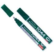 Opakowanie Marker olejowy zielony 1szt TOMA