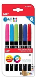 Opakowanie Marker permanentny 2,0/3,0mm 6szt