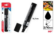 Opakowanie Marker permanentny z płaską końcówką MP 2/10mm czarny blister