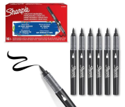 Markery akrylowe czarne (6szt). Wydawca: Sharpie. Dadada.pl Opakowanie Markery akrylowe czarne (6szt)