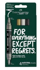 Opakowanie Markery akrylowe Multimark 4kol. FABER CASTELL