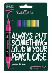 Opakowanie Markery akrylowe Multimark 6kol. FABER CASTELL