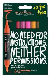 Opakowanie Markery akrylowe Multimark 8kol FABER CASTELL