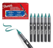 Markery akrylowe zielone (6szt). Wydawca: Sharpie. Dadada.pl Opakowanie Markery akrylowe zielone (6szt)