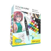 Markery artystyczne 24szt. Wydawca: Rawmark. Dadada.pl Opakowanie Markery artystyczne 24szt