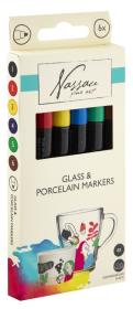 Markery do szkła i porcelany 6 sztuk. Wydawca: ANTELLA. Dadada.pl Opakowanie Markery do szkła i porcelany 6 sztuk