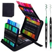 Markery dwustronne wodoodporne 120szt. Wydawca: Leantoys. Dadada.pl Opakowanie Markery dwustronne wodoodporne 120szt