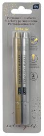 Opakowanie Markery metaliczne Silver/Gold 2szt