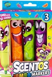 Markery pachnące Śmieszne Minki 3szt. Wydawca: Scentos. Dadada.pl Opakowanie Markery pachnące Śmieszne Minki 3szt