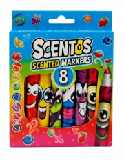 Markery pachnące Śmieszne Minki 8szt. Wydawca: Scentos. Dadada.pl Opakowanie Markery pachnące Śmieszne Minki 8szt