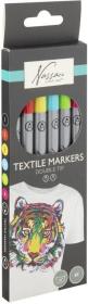 Opakowanie Markery tekstylne podwójne 6szt