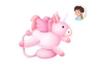 Opakowanie Maskotka na magnes Jednorożec