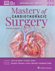 Okładka książki Mastery of Cardiothoracic Surgery: Print + eBook with Multimedia
