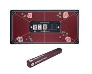 Opakowanie Mata do pokera czerwona (140x80cm)