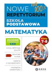 Okładka książki Matematyka. Nowe Repetytorium. Szkoła podstawowa. Klasa 7-8 wyd.2025