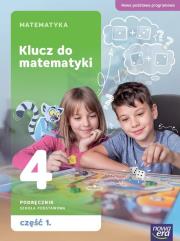 Okładka książki Matematyka SP 4 Klucz do matematyki podr. cz.1 NPP
