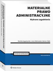 Okładka książki Materialne prawo administracyjne. Wybrane zagadnienia