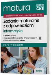 Matura 2026 Informatyka Repetytorium ZR. Autor: Piotr Dobosiewicz. Dadada.pl Okładka książki Matura 2026 Informatyka Repetytorium ZR
