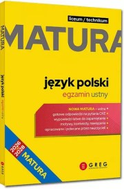 Matura 2026 Język polski. Autor: praca zbirowa. Dadada.pl Okładka książki Matura 2026 Język polski