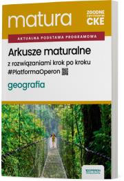 Okładka książki Matura 2027 Geografia. Arkusze maturalne ZR