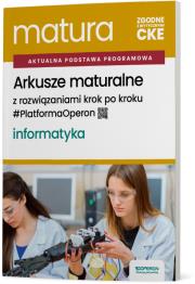 Okładka książki Matura 2027 Informatyka. Arkusze maturalne ZR