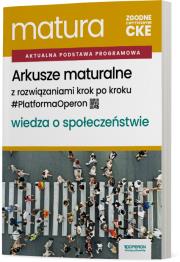 Okładka książki Matura 2027 WOS. Arkusze maturalne ZR