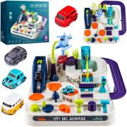 Opakowanie Mechaniczny tor dla autka