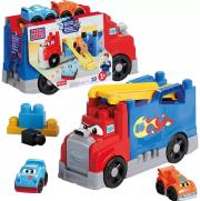Mega Bloks Build&Rig Race Ciężarówka + autka. Wydawca: Fisher- Price. Dadada.pl Opakowanie Mega Bloks Build&Rig Race Ciężarówka + autka