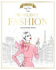 Okładka książki Megan Hess. The World of Fashion Colouring Book
