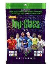 Megazestaw startowy Top Class 2025 Pure Football. Wydawca: Panini. Dadada.pl Opakowanie Megazestaw startowy Top Class 2025 Pure Football