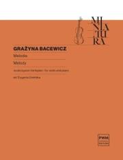 Okładka książki Melodia na skrzypce i fortepianem