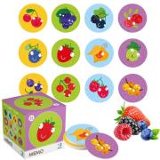 Memo Mini Owoce. Wydawca: Dodo. Dadada.pl Opakowanie Memo Mini Owoce