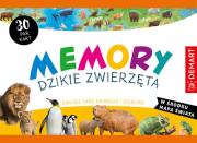 Memory. Dzikie zwierzęta. Autor: Anna Borchard, Aleksandra Kowalewska. Dadada.pl Okładka książki Memory. Dzikie zwierzęta