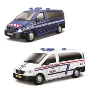 Opakowanie Mercedes Vito Policja, różne rodzaje 1:50 BBURAGO