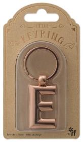 Metalowy brelok do kluczy litera E Keyring. Wydawca: IF. Dadada.pl Opakowanie Metalowy brelok do kluczy litera E Keyring