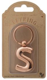 Metalowy brelok do kluczy litera S Keyring. Wydawca: IF. Dadada.pl Opakowanie Metalowy brelok do kluczy litera S Keyring
