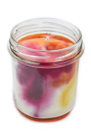 Zdjęcie produktu MiaBox Świeca sojowa marmurkowa Mango i czarna porzeczka 350ml