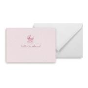 Opakowanie Mini kartka hello bambino pink