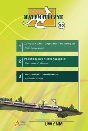 Miniatury matematyczne 90. Autor: Sendlewski Andrzej, Krause Agnieszka, Mieczysław. Dadada.pl Okładka książki Miniatury matematyczne 90