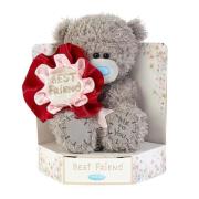 Opakowanie Miś - Best friend z rozetką 18cm