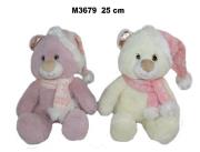 Opakowanie Miś świąteczny 25cm MIX