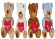 Opakowanie Miś z sercem 25cm MIX