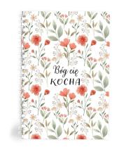 Opakowanie Mój dziennik - Bóg cię kocha - kwiaty