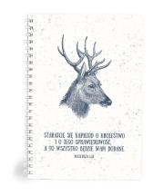 Opakowanie Mój dziennik - Starajcie się naprzód - jeleń