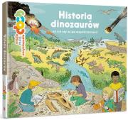 Okładka książki Moja mała encyklopedia. Historia dinozaurów od ich ery aż po współczesność!