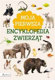 Okładka książki Moja pierwsza encyklopedia zwierząt wyd. 2022