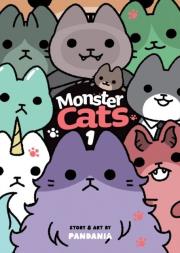 Monster Cats Vol. 1 wer. angielska. Autor: PANDANIA. Dadada.pl Okładka książki Monster Cats Vol. 1 wer. angielska