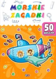 Okładka książki Morskie zagadki. 50 naklejek