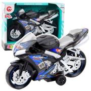 Opakowanie Motor wyścigowy czarno niebieski