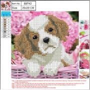 Opakowanie Mozaika diamentowa 5D kit 20x20 cm DOG  89742 CENTRUM